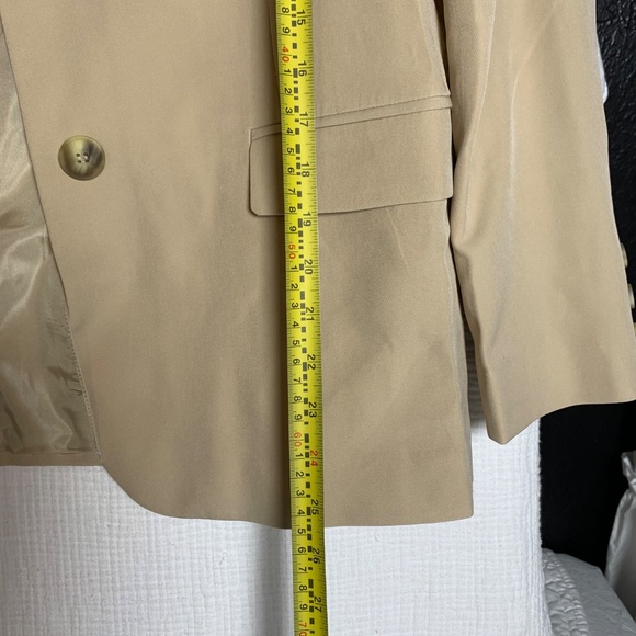 Miss Selfridge petites tan blazer jacket sz 8 (M) - Picture 6 of 9